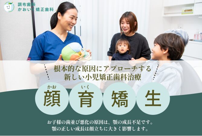 小児矯正歯科治療「顔育矯正」
