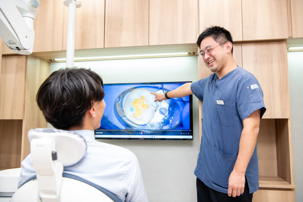 調布歯科・顔育矯正での治療説明